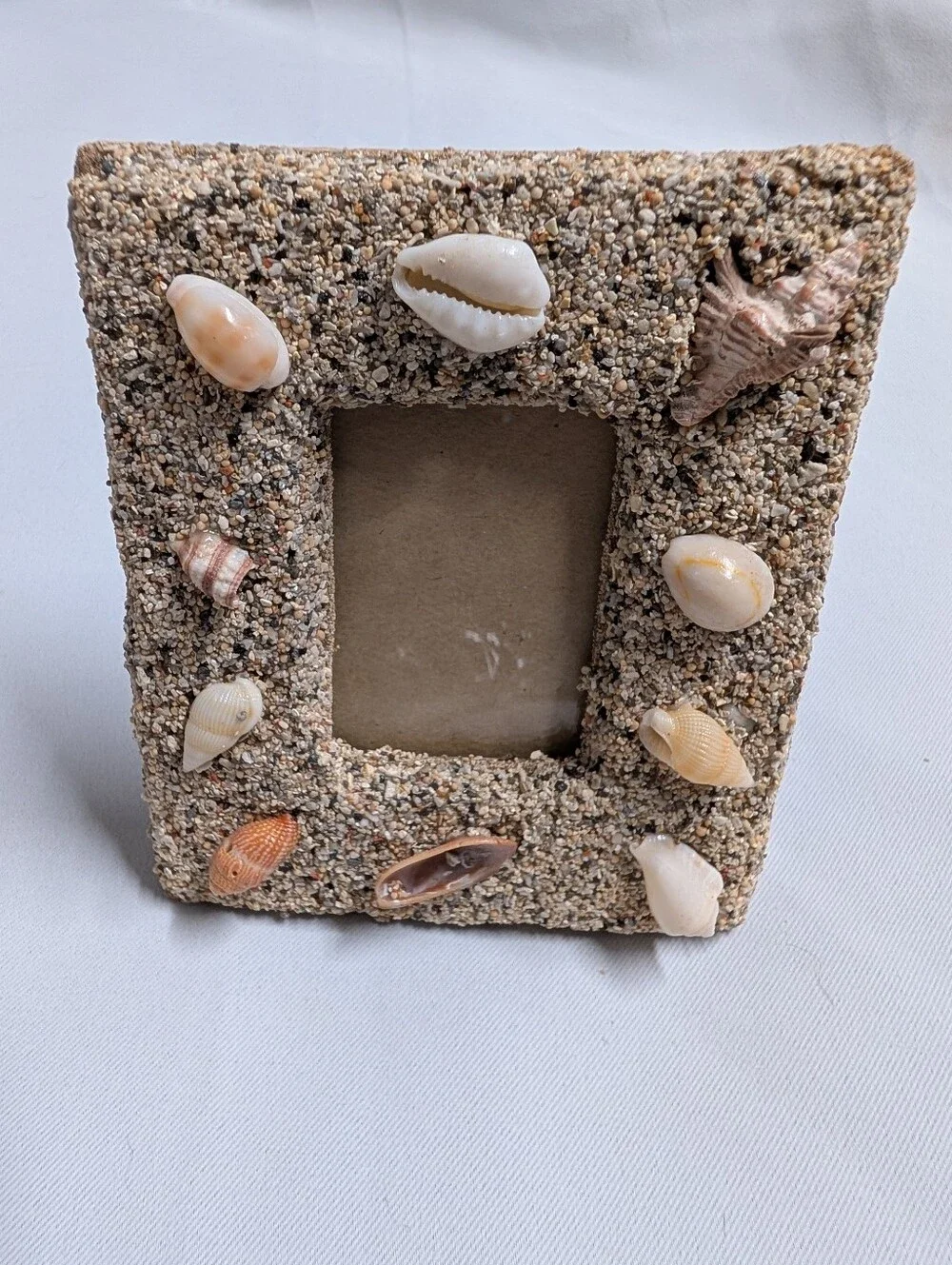 Seashell + Sand Picture Frame Decorative Photo Frame 4.5